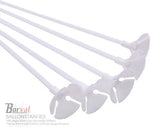 Ballonstaafjes Wit - 20 Stuks - 30cm - Feestdecoratie by BORVAT