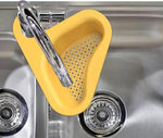 Merkloos IBBO Shop - 2x Gootsteen Organizer - Afvoerzeef - Gootsteen Plug - Gootsteen Bakje - Gootsteen Afvalbakje - Gootsteen Vergiet - Gootsteen Zeef Plastic - Gootsteen Zeefje - Zwaanvorm - 2 STUKS - Geel -
