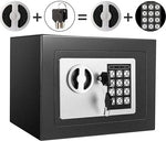 BORVAT Elektronische Kluis - Digitale Beveiligde Opbergkluis - Cijferslot - Muurkluis - Noodsleutel by BORVAT