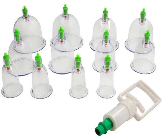 Chinese Cupping Therapy Set - Vacuüm Cups voor Massage & Pijnverlichting by BORVAT