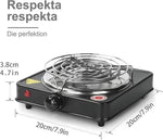 Merkloos Elektrische Kolenbrander voor Snelle Aanmaak van Houtskool - kolenstarter - Kolenaansteker - kooktoestel camping - BBQ Starter - 500W -
