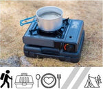 Camping kooktoestel 1 pit Inclusief 8 gasbussen by Merkloos