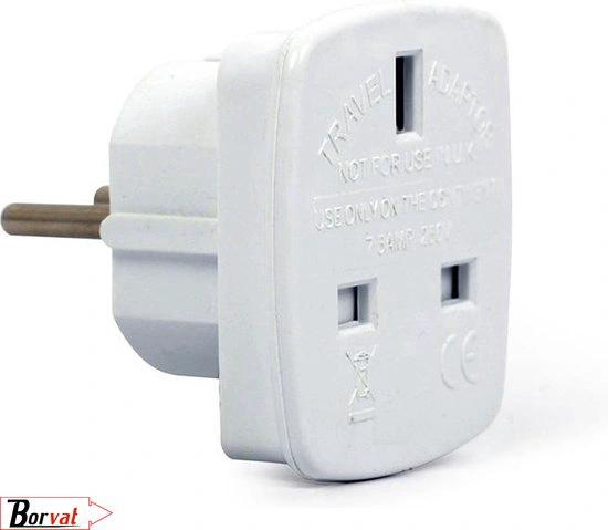 BORVAT Universele UK naar EU Stekker - Voedingsadapter - Reisadapter by BORVAT