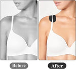 BORVAT BORVAT Silicone Schouderpads - Anti-Slip BH Schouderband Pads - Comfortabele BH Draagpads - Zwart - Bra Strap Pads Damesmode