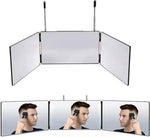 Merkloos Self Cut Spiegel Multi Mirror Thuis Kapper Spiegel Make Up Spiegel 360 graden met LED -