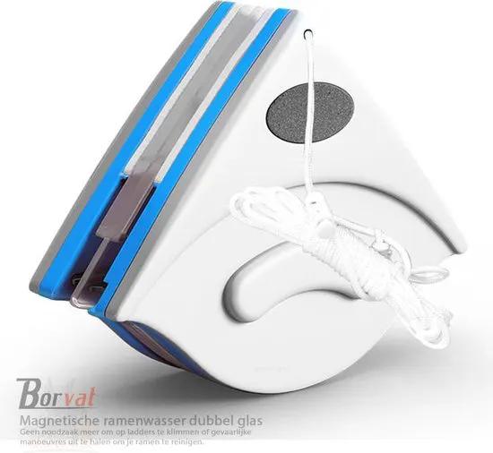 Borvat® Borvat® - Magnetische ramenwasser dubbel glas - Raamwisser - Magnetische raamwisser - Window cleaner magnetic - - Geschikt voor Dubbelglas 0-12mm -