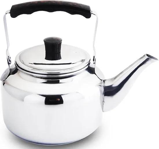 Borvat® Borvat® - Kettle Theepot - Waterkoker - Ketel – Roestvrij staal - 4 Liter -