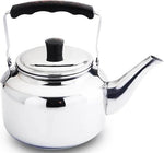 Borvat® Borvat® | Luxe RVS Kettle Theepot - 2 liter - ketel Camping - Theepot - Waterkoker - Zilver - Teapots Keuken & Koken