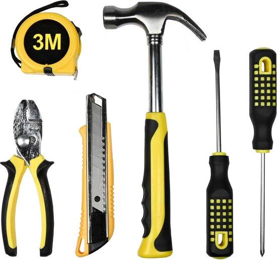 Gereedschapsset Huishoudelijk Gebruik 6-dlg - Complete Gereedschapsset by BORVAT