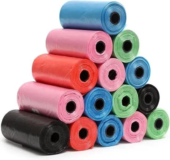 borvat IBBO® - Afbreekbare Hondenpoepzakjes - Biologisch Afbreekbaar - Poepzakjes - Hond - 10 Rollen - 160 stuks - Mix Kleur -