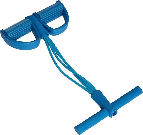 Borvat® Soroh® - Elastische Buikspiertrainers - Ab Trainer - Ab Roller - Ab Wheel - Buikspierwiel - Buikspieren - Total Abs - Blauw -