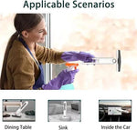 borvat IBBO® - Multifunctionele Mini mop - Keuken - Vervangbaar - Schoonmaak - Badkamer - Ramen - Mop met handgreep - Voor alle oppervlakken -