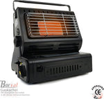 Borvat® Borvat® | Kamping Gaskachel - Heater - Kachel - Terrasverwarmer - Camping gaskachel - Gas Heater - Verstelbaar - Draagbaar - Zwart - Space Heaters Verwarming & Kachels