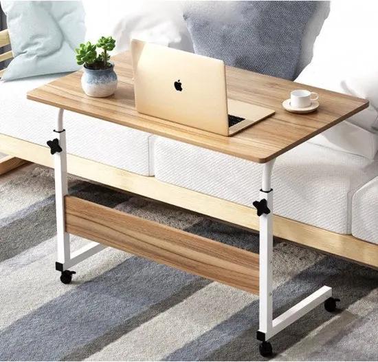 Merkloos Hoogte verstelbare laptoptafel met wielen - Sogesfurniture BHEU-05#3-N - voor bed en sofa -