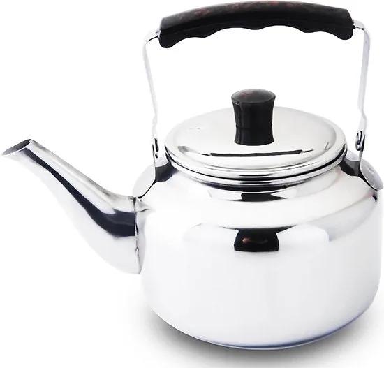 Borvat® Borvat® - Kettle Theepot - Waterkoker - Ketel – Roestvrij staal - 1 Liter -