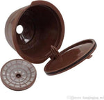 Merkloos Hervulbare koffiecups | Geschikt voor Dolce Gusto | Herbruikbare koffiecups | 3 stuks | 54 x 35 mm -