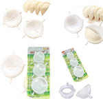 Raviolimaker set 3 delig - Deegvormer Mal voor Ravioli , Pastei Dumpling, Empanada – Maker Keukengerei - Raviolimaker - Calzonemaker - Cadeau eten - Keuken by Merkloos
