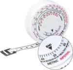 Merkloos Beauty Body Mass Index Runde Fettmessung Maßnahme Fitnessmessung Body Retractable Tape - Body Mass Index en Fettmessung Meetlint. . -