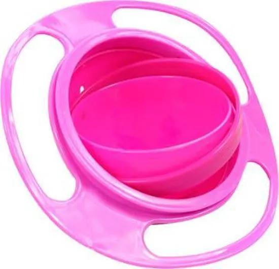 Merkloos Anti Mors Bakje – Je kind zal nooit meer knoeien of morsen - Baby Kom - Eetbakje - Babyvoeding - Kinderen - Spill Proof - Eetbakje - Roze -