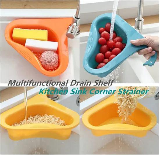 Merkloos IBBO Shop - 2x Gootsteen Organizer - Afvoerzeef - Gootsteen Plug - Gootsteen Bakje - Gootsteen Afvalbakje - Gootsteen Vergiet - Gootsteen Zeef Plastic - Gootsteen Zeefje - Zwaanvorm - 2 STUKS - Geel -