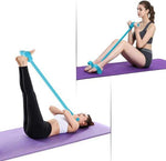 Borvat® Soroh® - Elastische Buikspiertrainers - Ab Trainer - Ab Roller - Ab Wheel - Buikspierwiel - Buikspieren - Total Abs - Blauw -