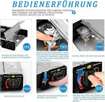 IBBO Shop - Camping Kookstel 2 Pits - Kooktoestel - Kampeer kookstel - Gasstel - Gaspit - Kookplaat - Elektronische ontsteking - 2 Pits - Buiten Koken - Twee pits gasfornuis - RVS - Zilver - Inclusief 4 Gasflessen Gratis by Merkloos