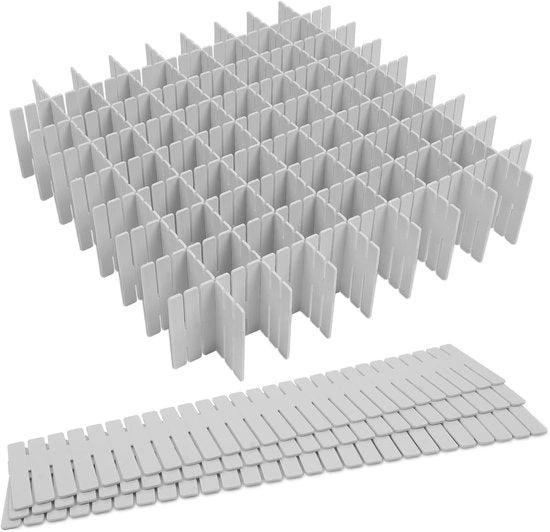 Adjustable Drawer Storage Organizer 16pcs - Grid Drawer Dividers by BORVAT