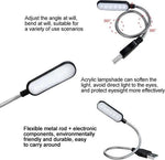 Merkloos Borvat® | Laptop Lampje | LED Toetsenbord verlichting | USB | leeslampje -
