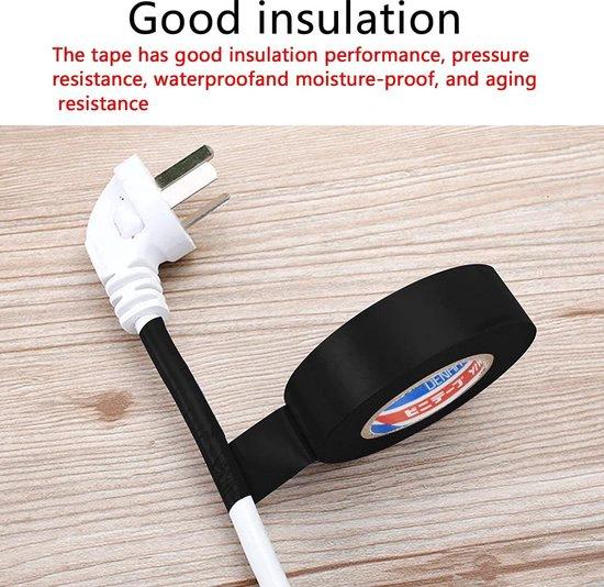 BORVAT Auto Tape - PVC Elektrische Isolatietape - Hittebestendig & Waterdicht - Bedrading Harnas Tape - 6 Rollen by BORVAT