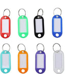 Merkloos Sleutellabels 50 stuks - Gekleurde Sleutellabels - Sleutelhanger -