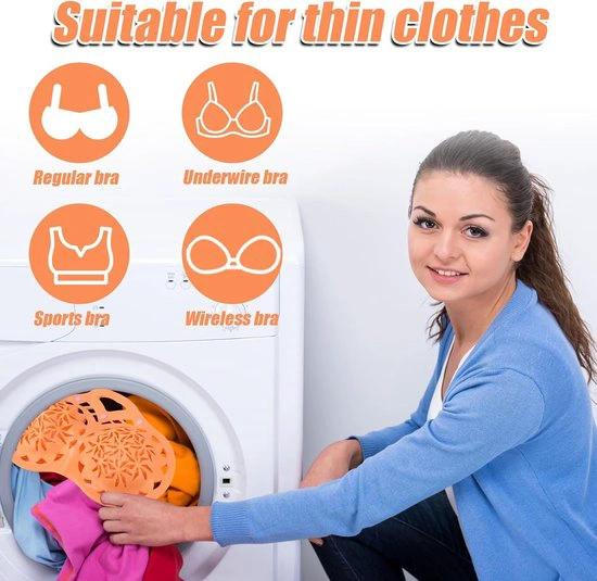 BORVAT BORVAT Siliconen BH Waszak - Wasbeschermer met Knoop - Delicate Was - 32A tot 38D - Ondergoed Waszak - Bra Accessories Damesmode