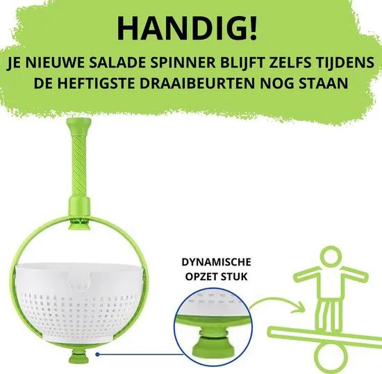 IBBO IBBO® - Slazwierder - Sladroger - Sla centrifuge - Slacentrifuge - Salade spinner - Saladspinner - Salad spinner - Vergiet - Vergiet opvouwbaar - Slacentrifuge opvouwbaar - Sla zwierder - sla wasser - Slacentrifuge kopen -
