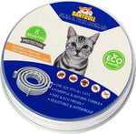IBBO® - Vlooienband kat - Verstelbaar - 8 maanden bescherming - Vlooienband - Natuurlijk - Tekenband - Anti vlooien - 38cm - Fit all sizes - Vlooienbandjes kat - Vlooien - Oranje by borvat