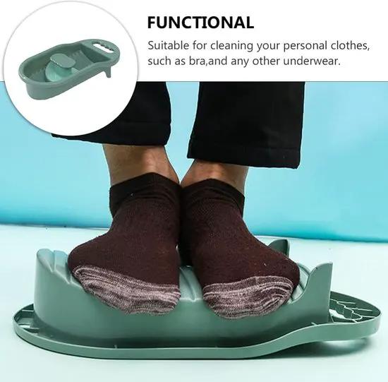 borvat IBBO® - Wasbord - Mini-handwasbord - Gebruikt Om Kleding En Kleine Artikelen - Met De Hand Te Wassen - Ondergoed Washboard - Instrument Washboard - Washboard Voor Kinderen - Handmatige Wasmachine - Niet-elektrisch -