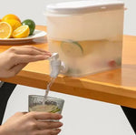 IBBO IBBO® - 3xDrink Bucket - Drankdispenser met kraantje - Waterdispenser - Limonadetap - Watertap - Sapdispenser - 3 L - 3 Stuks -