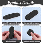 BORVAT BORVAT Silicone Schouderpads - Anti-Slip BH Schouderband Pads - Comfortabele BH Draagpads - Zwart - Bra Strap Pads Damesmode