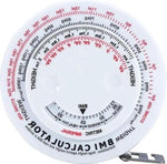 Merkloos Beauty Body Mass Index Runde Fettmessung Maßnahme Fitnessmessung Body Retractable Tape - Body Mass Index en Fettmessung Meetlint. . -