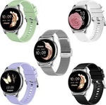 BORVAT Smartwatch Dames - Premium HD AMOLED Display - Android & iOS - Wit/Zilver by BORVAT
