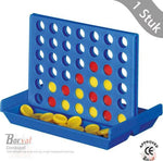 Borvat® Borvat® - Reisspel - mini - Denkspel speelgoed voor kinderen en volwassenen - 4 Op een rij - 10,3 x 14,3 x 3,3 cm -