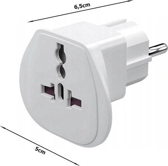 universele UK-stekker naar EU-stekker | Voedingsadapter | Reisladeradapter by Merkloos