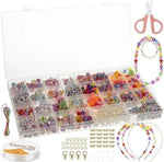 IBBO IBBO® - Polymeer Kralen - Katsuki Kralen - Kralen Set – 24 kleuren - Sieraden Maken - Letterkralen – Bedels – Veel accessoires – Inclusief Handleiding & maattabel - 900 Delig -
