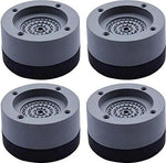 Deluxe HB TrillingDempers Wasmachine -Vuide-pakket van 4 trillingsdempers, universele trillingsdempers, wasmachine Anti-vibratiemat, voor wasmachines, drogers, meubels, koelkast (grijs, 4 cm) - (WK 02122) -