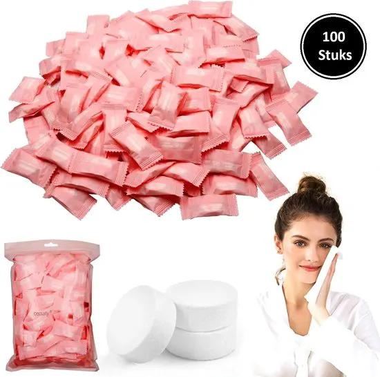 Mer kloos Magic towels - 100 stuks - Individueel verpakt - Biologisch afbreekbaar-Individueel verpakt-Geschikt voor onderweg - Zonder parfum-22 x 24 cm -