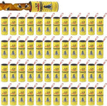 Merkloos Allecto Plus - 48 stuks Vliegenvangers van papier - Kleverige vliegenvangerval - Effectieve vliegenval voor binnen en buiten - Bestrijdt vliegen, muggen en motten -