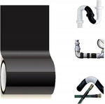 AA Commerce Super Sterk Waterdichte Tape - Lekkage Tape - Montage Tape - Klus & Reparatie Tape - Flextape - Montage Reparatietape Klustape - Voor Reparatie Zwembad/Badkamer/Zwembad/Tent/Lekkages - Waterbestendig - Rubber - 1,5 Meter -