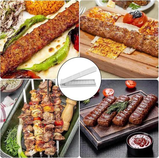 Merkloos Kebab Maker – Handige Mal voor Perfecte Spiesen! -