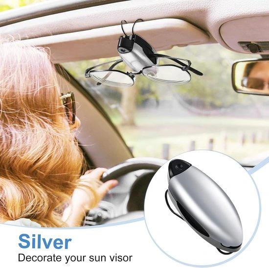 BORVAT Zonnebril Houder Auto Zonneklep - 5 Stuks in 5 Kleuren by BORVAT