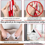 Borvat® Borvat® - Magnetische ramenwasser dubbel glas - Raamwisser - Magnetische raamwisser - Window cleaner magnetic - - Geschikt voor Dubbelglas 0-12mm -
