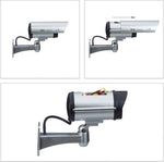Merkloos 4x dummy beveiligingscamera - nepcamera - camera nep - CCD LED - buiten -