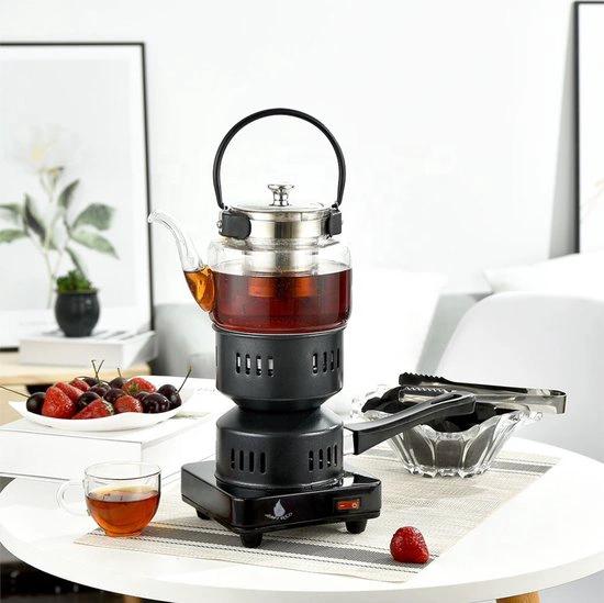 Elektrische Kolenbrander 650W - Kolenstarter voor Barbecue & Camping - Gratis Tang by BORVAT